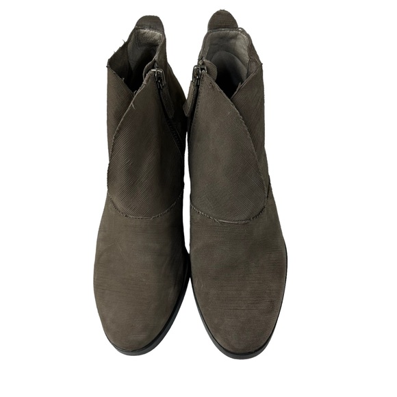 Eileen Fisher Murphy Storm Leather Booties Boots 5 - Picture 3 of 8